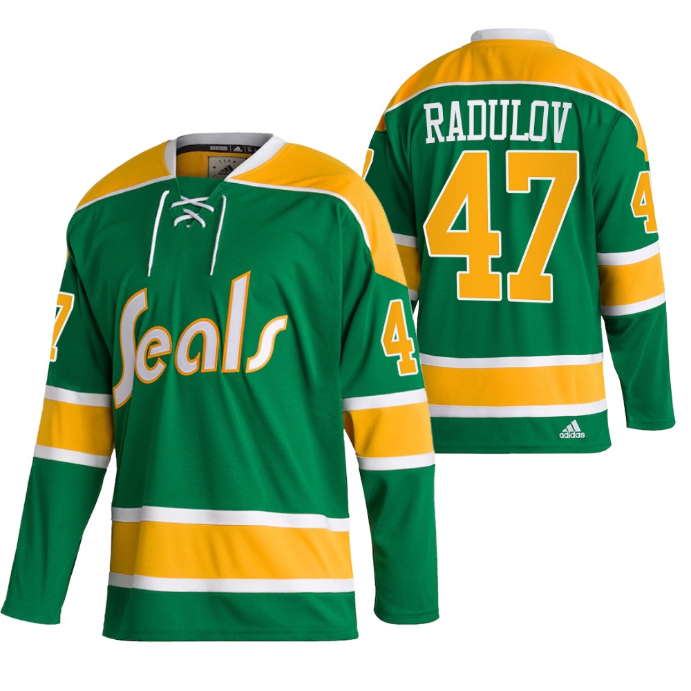 Golden Seals Alexander Radulov Green 2022 Team Classics Heritage Jersey