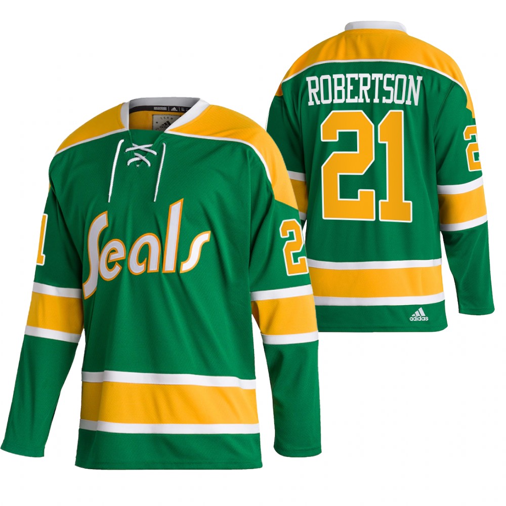 Golden Seals Jason Robertson Green 2022 Team Classics Heritage Jersey