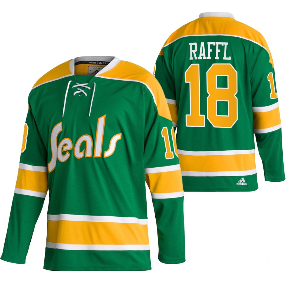 Golden Seals Michael Raffl Green 2022 Team Classics Heritage Jersey
