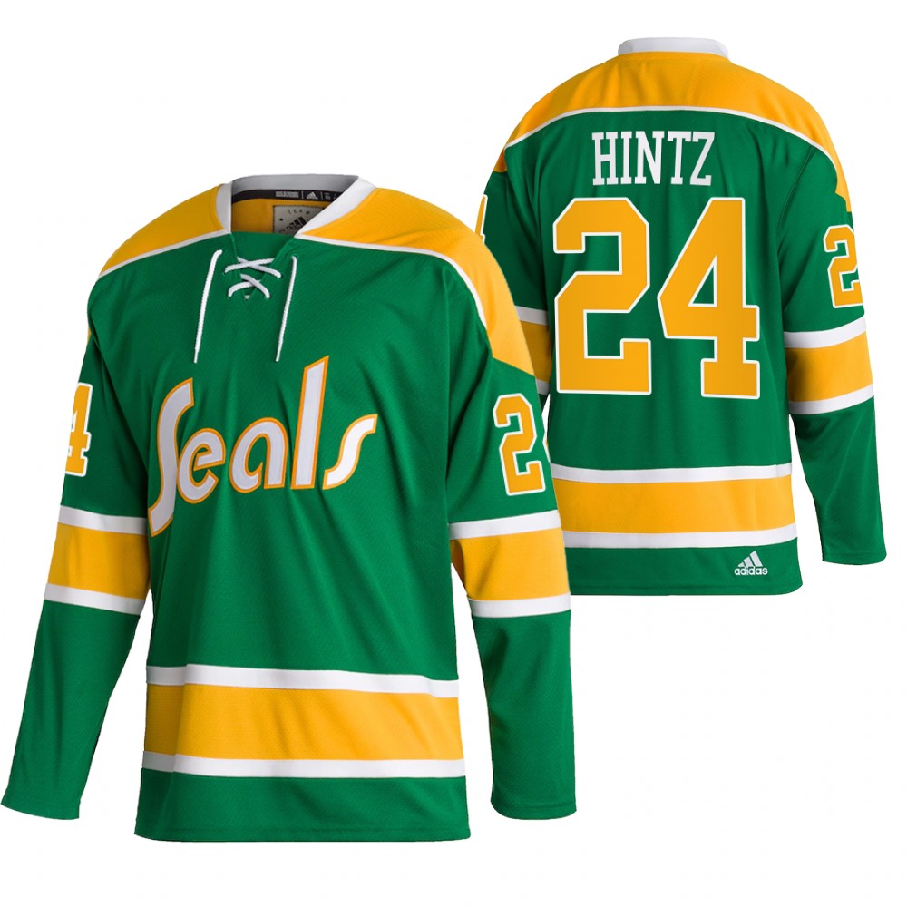 Golden Seals Roope Hintz Green 2022 Team Classics Heritage Jersey