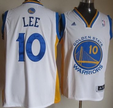 Golden State Warriors 10 David Lee White Revolution 30 Swingman NBA Jerseys