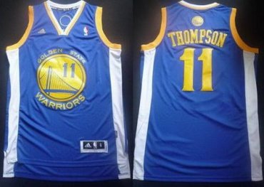 Golden State Warriors 11 Klay Thompson Blue Revolution 30 Swingman NBA Jerseys