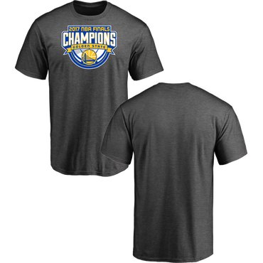 Golden State Warriors 2017 NBA Champions Men's T-Shirt Gray2
