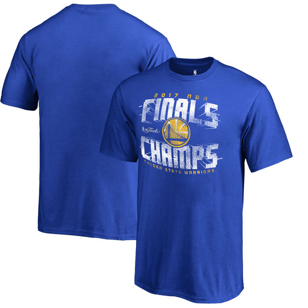 Golden State Warriors 2017 NBA Champions Men's T-Shirt Royal7