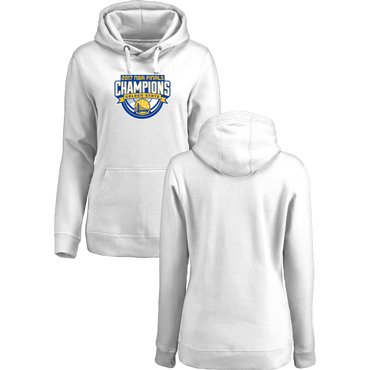 Golden State Warriors 2017 NBA Champions White Women's Pullover Hoodie