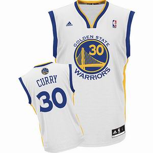 Golden State Warriors 30 Stephen Curry Home Jersey white
