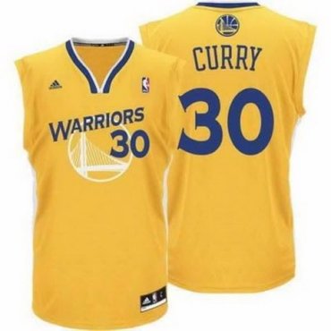 Golden State Warriors 30 Stephen Curry Yellow Revolution 30 Swingman Jerseys
