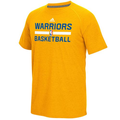 Golden State Warriors Adidas On-Court Climalite Ultimate T-Shirt Gold