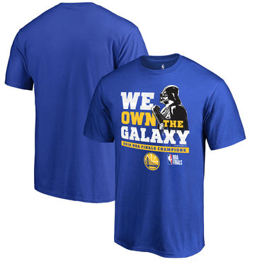 Golden State Warriors Fanatics Branded 2018 NBA Finals Champions Star Wars Own The Galaxy T-Shirt Royal