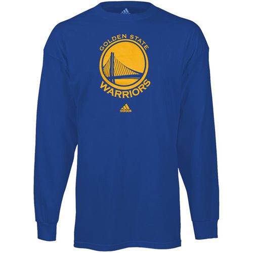 Golden State Warriors Prime Logo Long Sleeves T-shirt Royal Blue