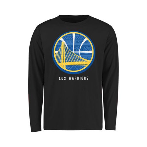 Golden State Warriors Youth Noches Enebea Long Sleeves T-Shirt Black