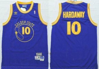 Golden State Warrlors #10 Tim Hardaway Blue New Throwback Stitched NBA Jersey