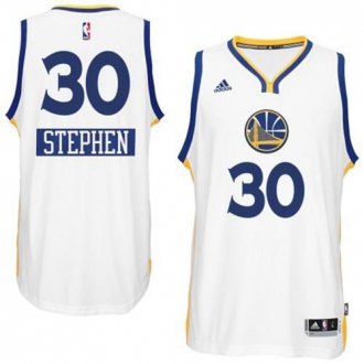 Golden State Warrlors #30 Stephen Curry White 2014-15 Christmas Day Stitched NBA Jersey