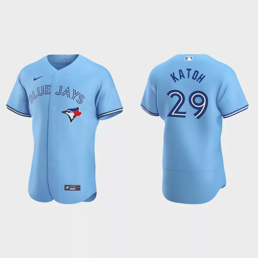 Gosuke Katoh Toronto Blue Jays Authentic Home Jersey – Powder Blue