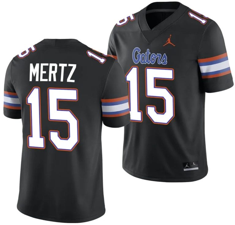 Graham Mertz Jersey #15 Florida Gators Alternate College Football 2023-24 Black