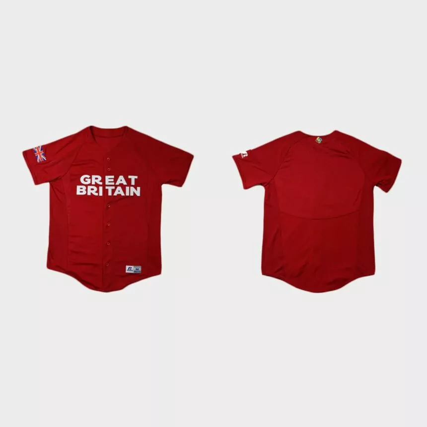 Great Britain World Baseball Classic Jersey – Red