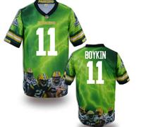 Green Bay Packers #11 BOYKIN Men's Stitched NFL Elite Fanatical Version Jersey (2)