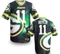 Green Bay Packers #11 BOYKIN Men's Stitched NFL Elite Fanatical Version Jersey (6)