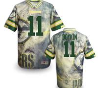 Green Bay Packers #11 BOYKIN Men's Stitched NFL Elite Fanatical Version Jersey (7)