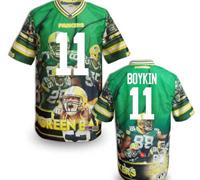 Green Bay Packers #11 BOYKIN Men's Stitched NFL Elite Fanatical Version Jersey (8)