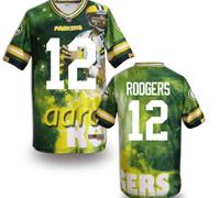 Green Bay Packers #12 RODGERS Men's Stitched NFL Elite Fanatical Version Jersey (3)