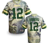 Green Bay Packers #12 RODGERS Men's Stitched NFL Elite Fanatical Version Jersey (7)