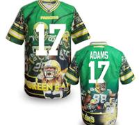 Green Bay Packers #17 ADAMS Men's Stitched NFL Elite Fanatical Version Jersey (8)