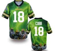 Green Bay Packers #18 COBB Men's Stitched NFL Elite Fanatical Version Jersey (2)