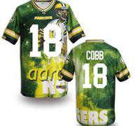 Green Bay Packers #18 COBB Men's Stitched NFL Elite Fanatical Version Jersey (3)