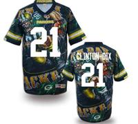 Green Bay Packers #21 CLINTON-DIX Men's Stitched NFL Elite Fanatical Version Jersey (1)