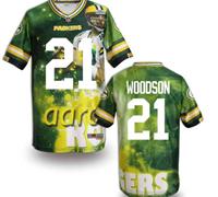 Green Bay Packers #21 WOODSON Men's Stitched NFL Elite Fanatical Version Jersey (3)