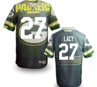 Green Bay Packers #27 LACY Men's Stitched NFL Elite Fanatical Version Jersey (5)