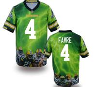 Green Bay Packers #4 FAVRE Men's Stitched NFL Elite Fanatical Version Jersey (2)
