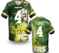 Green Bay Packers #4 FAVRE Men's Stitched NFL Elite Fanatical Version Jersey (3)