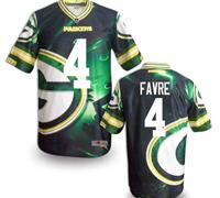 Green Bay Packers #4 FAVRE Men's Stitched NFL Elite Fanatical Version Jersey (6)
