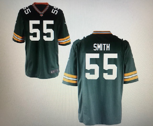 Green Bay Packers #55 Za'Darious Smith Green Vapor Limited Jersey
