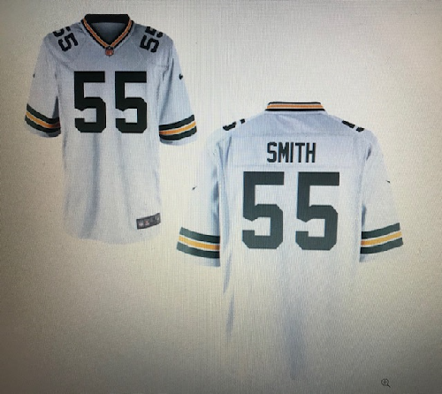 Green Bay Packers #55 Za'Darious Smith White Vapor Limited Jersey