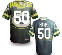 Green Bay Packers #50 HAWK Men's Stitched NFL Elite Fanatical Version Jersey (5)