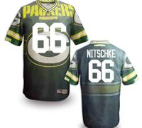 Green Bay Packers #66 NITSCHKE Men's Stitched NFL Elite Fanatical Version Jersey (5)