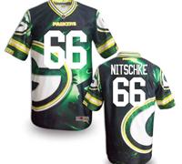Green Bay Packers #66 NITSCHKE Men's Stitched NFL Elite Fanatical Version Jersey (6)