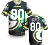 Green Bay Packers #80 DRIVER Men's Stitched NFL Elite Fanatical Version Jersey (6)