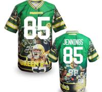 Green Bay Packers #85 JENNINGS Men's Stitched NFL Elite Fanatical Version Jersey (8)