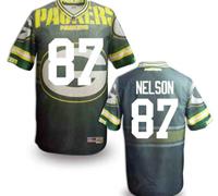 Green Bay Packers #87 NELSON Men's Stitched NFL Elite Fanatical Version Jersey (5)