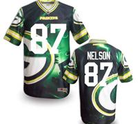 Green Bay Packers #87 NELSON Men's Stitched NFL Elite Fanatical Version Jersey (6)