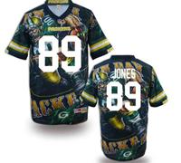 Green Bay Packers #89 JONES Men's Stitched NFL Elite Fanatical Version Jersey (1)