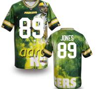Green Bay Packers #89 JONES Men's Stitched NFL Elite Fanatical Version Jersey (3)