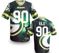 Green Bay Packers #90 RAJI Men's Stitched NFL Elite Fanatical Version Jersey (6)