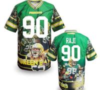 Green Bay Packers #90 RAJI Men's Stitched NFL Elite Fanatical Version Jersey (8)