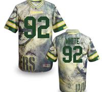 Green Bay Packers #92 WHITE Men's Stitched NFL Elite Fanatical Version Jersey (7)