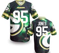 Green Bay Packers #95 JONES Men's Stitched NFL Elite Fanatical Version Jersey (6)